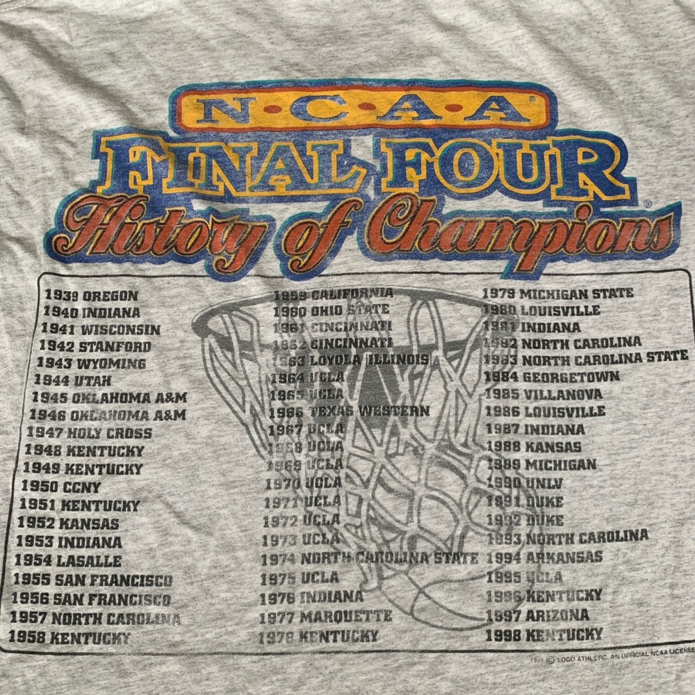 Vintage 1999 NCAA Final Four March Madness Shirt - Picture 5 of 6